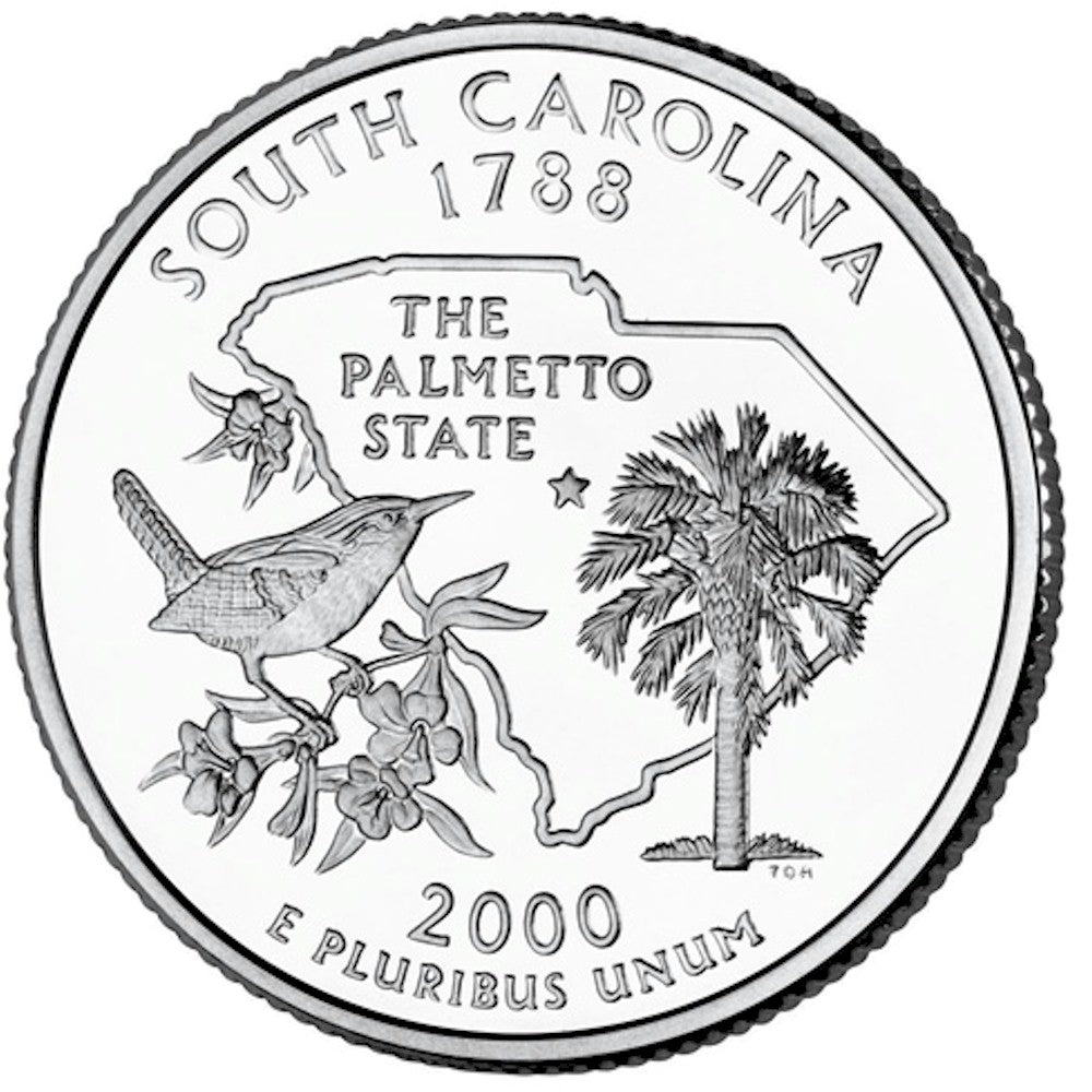 2000-P South Carolina USA Statehood Quarters (MS60)