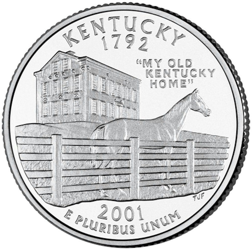 2001-P Kentucky USA Statehood Quarters (MS60)