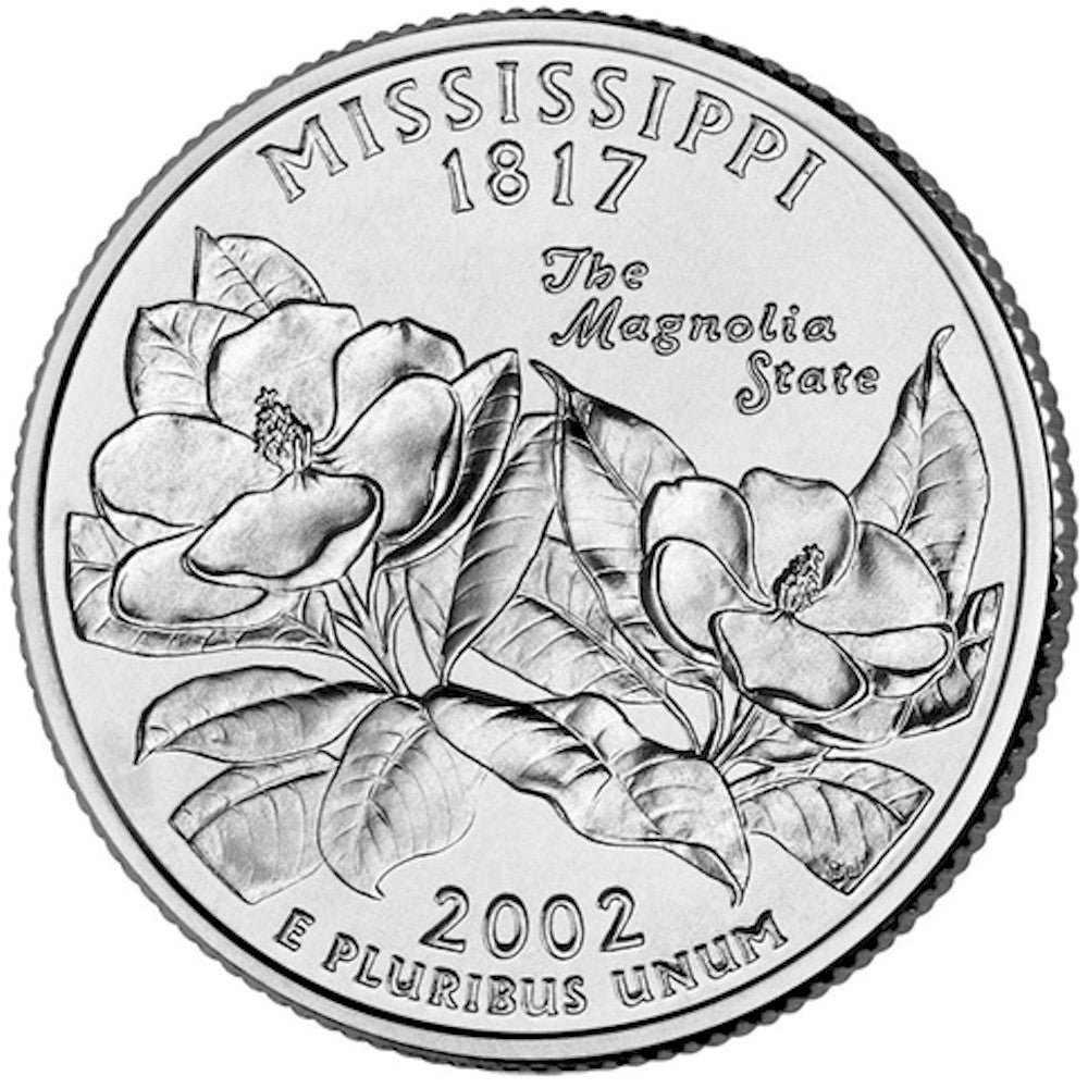 2002-D Mississippi USA Statehood Quarters (MS60)