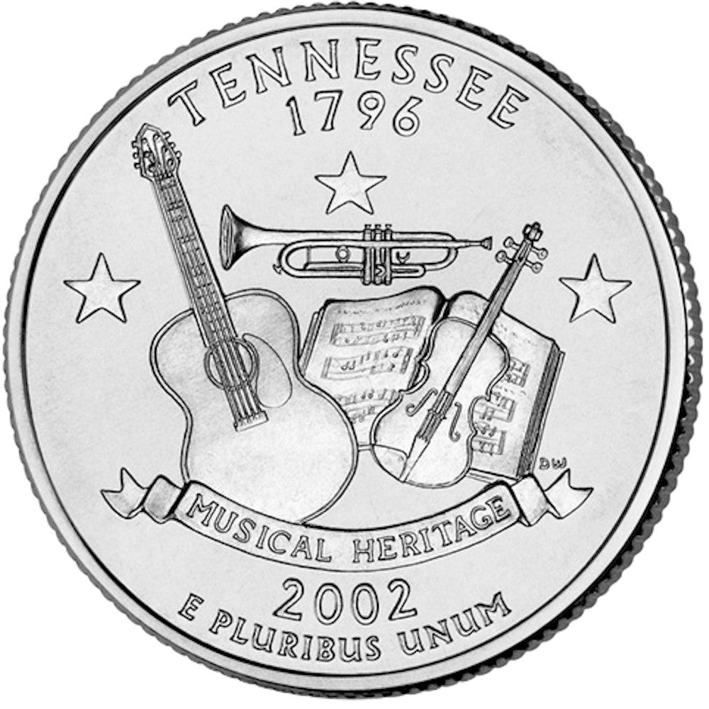 2002-P Tennessee USA Statehood Quarters (MS60)