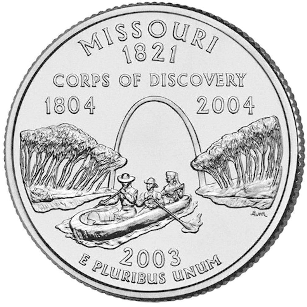 2003-P Missouri USA Statehood Quarters (MS60)