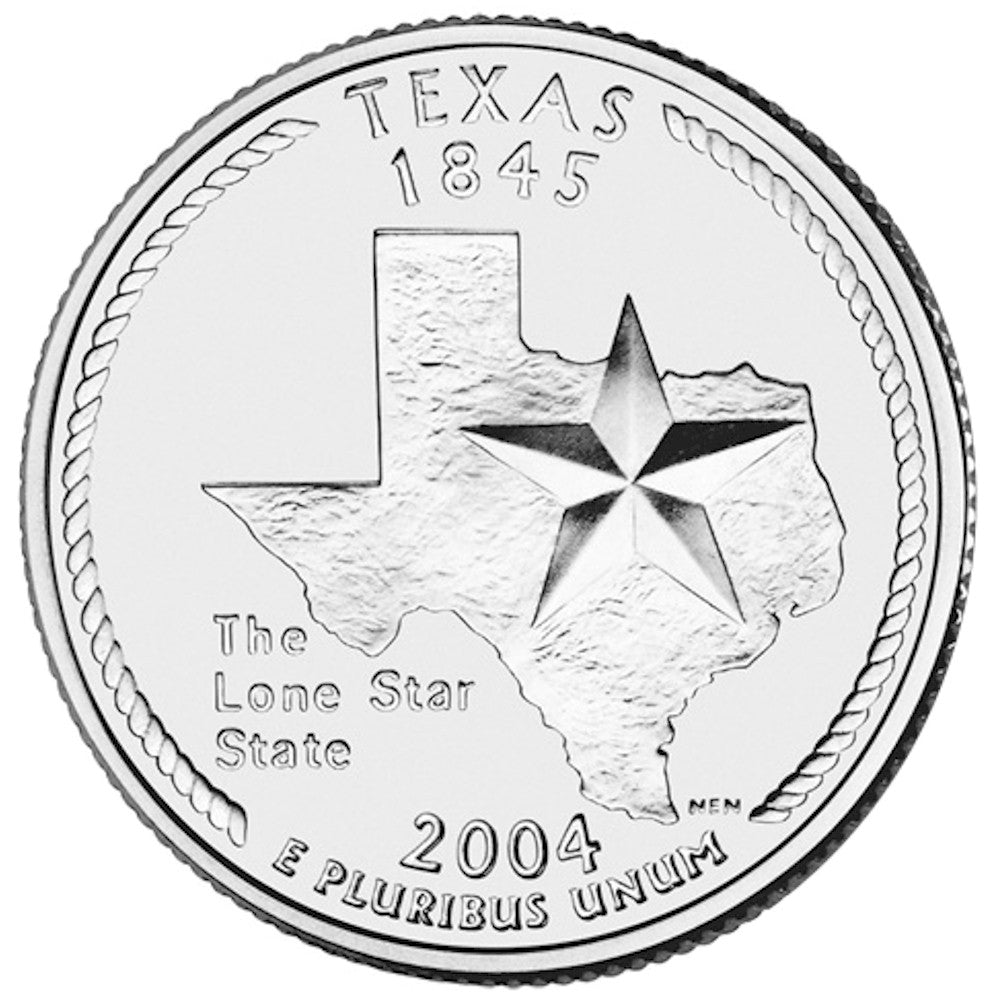 2004-P Texas USA Statehood Quarters (MS60)