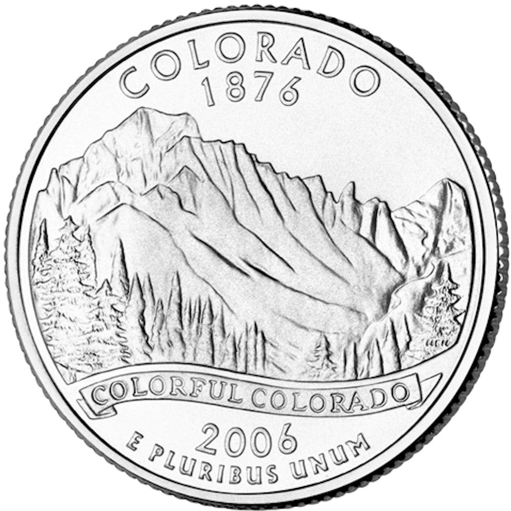 2006-P Colorado USA Statehood Quarter Uncirculated (MS60)