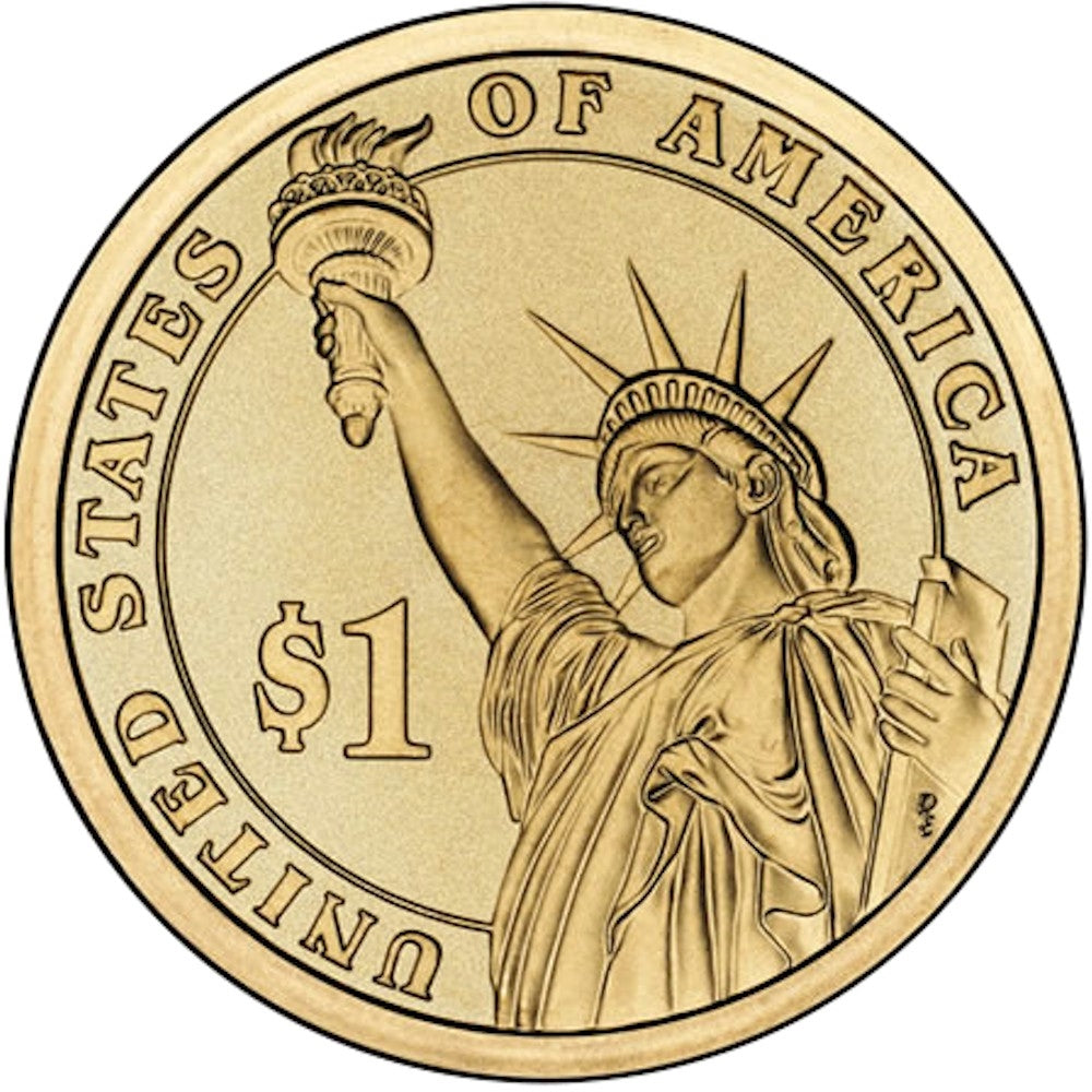 2012-D USA Presidential Dollar - Grover Cleveland 1st Term Brilliant UNC (MS63)