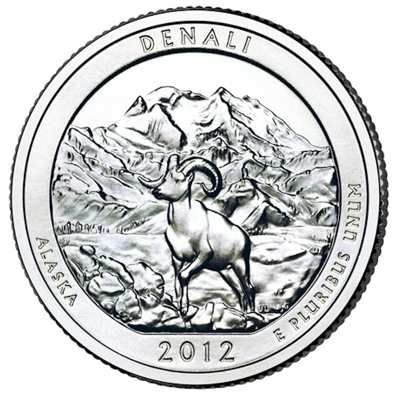 2012-P Denali USA National Parks Quarter Uncirculated (MS60)