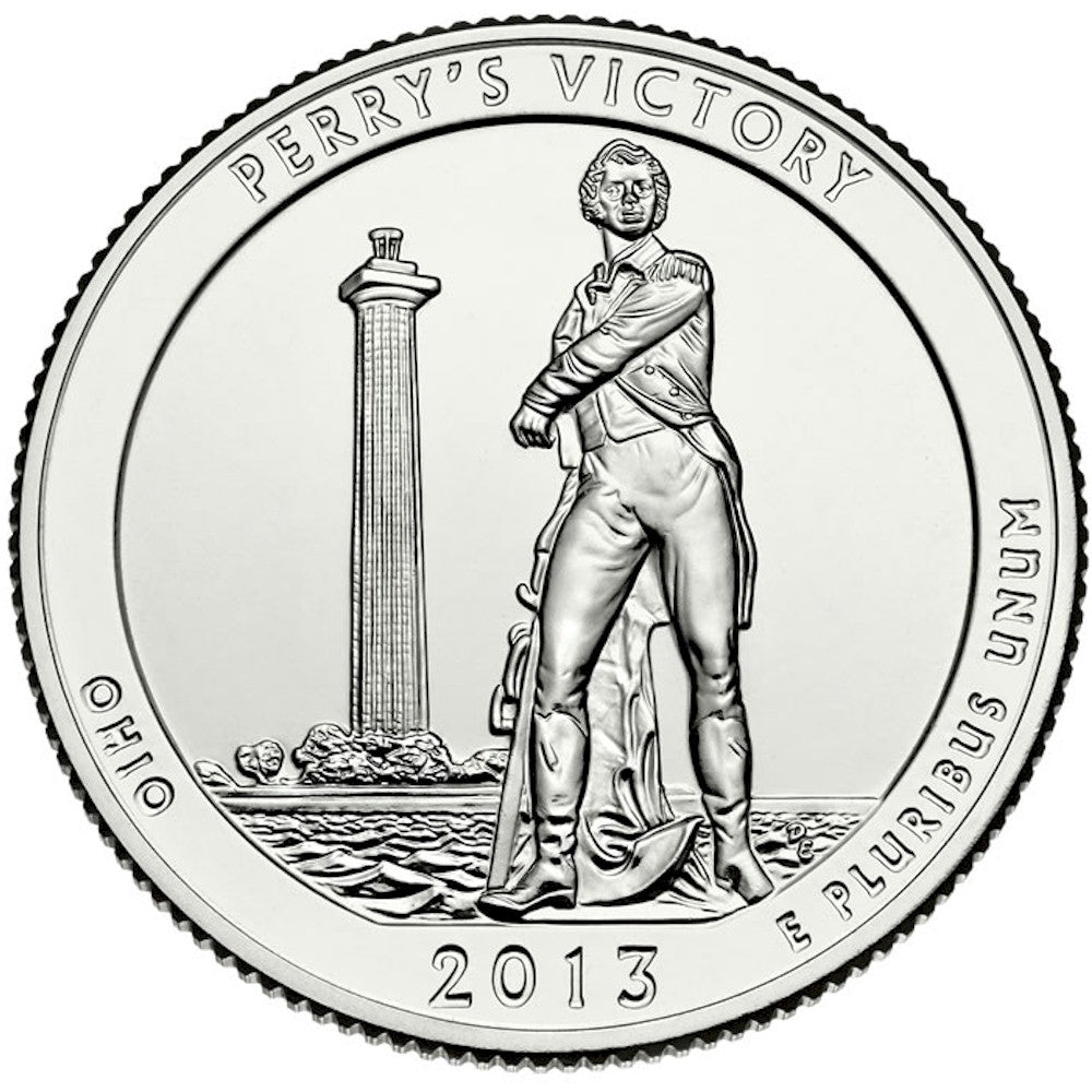 2013-D Perry's Victory USA National Parks Quarter Uncirculated (MS60)