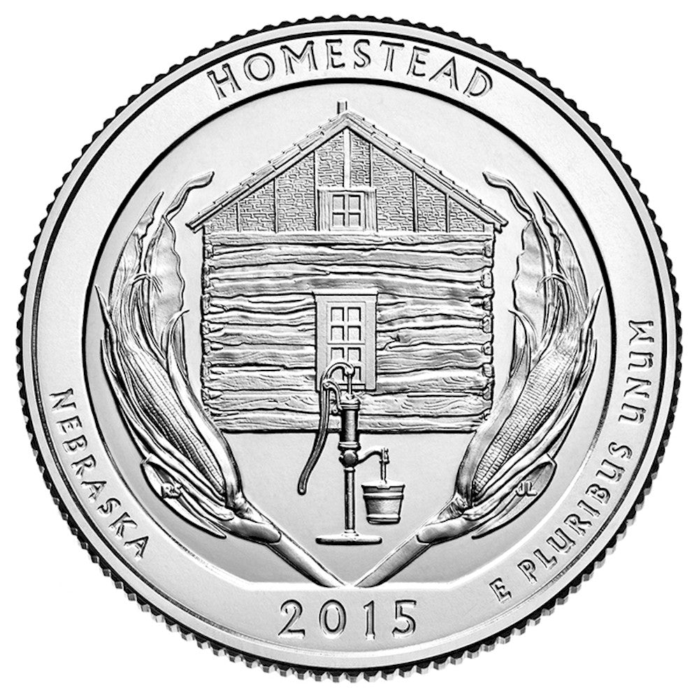 2015-D Homestead USA National Parks Quarter Uncirculated (MS60)
