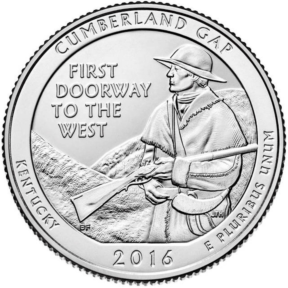2016-D Cumberland Gap USA National Parks Quarter Uncirculated (MS60)