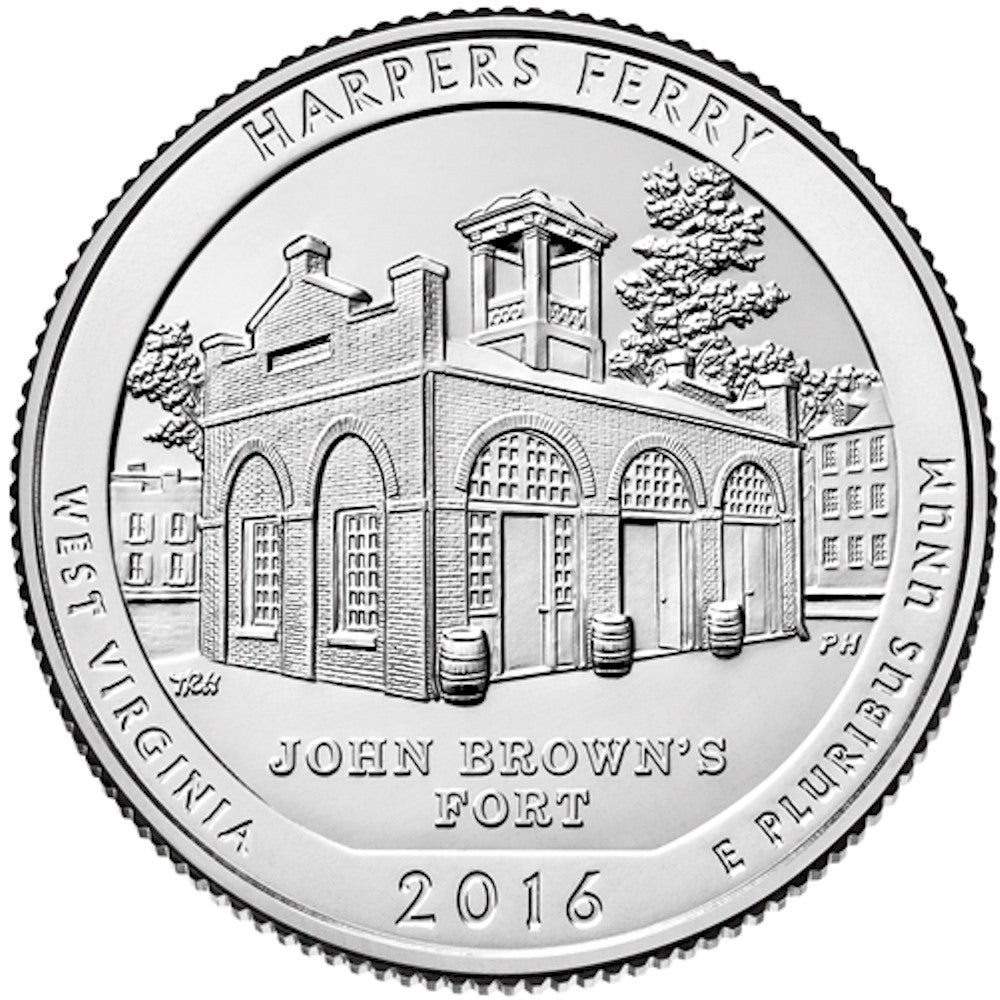 2016-P Harper's Ferry USA National Parks Quarter Uncirculated (MS60)