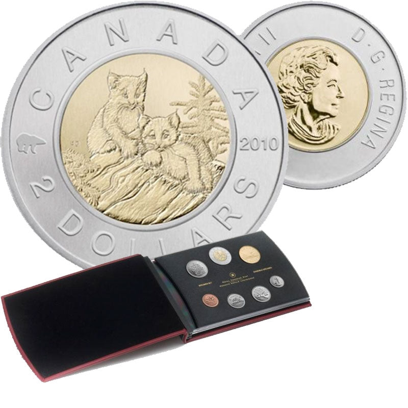 RDC 2010 Canada Young Lynx Special Edition Specimen Set (Wear/Tear)
