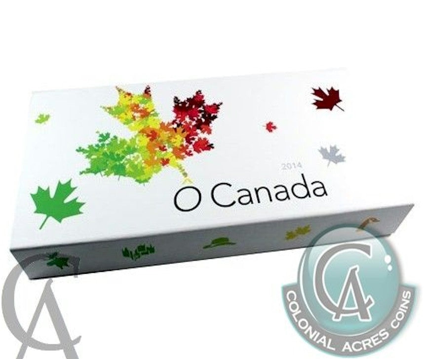 Empty 10-coin RCM O Canada Deluxe box for 34mm Encapsulated Coins