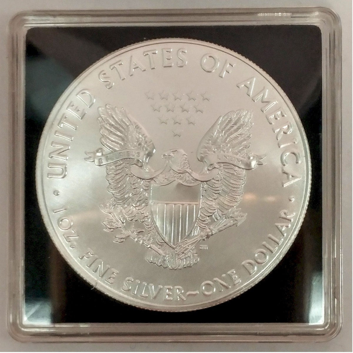 Box of 10x Quadrum Square Coin Capsules for 41mm coins (Silver Eagle) Quadrum41