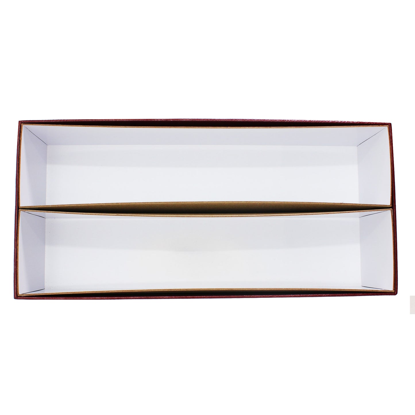 12 Inch Storage Box for Crown-size Holders or ICCS Certified Coins - Double Row (Red)