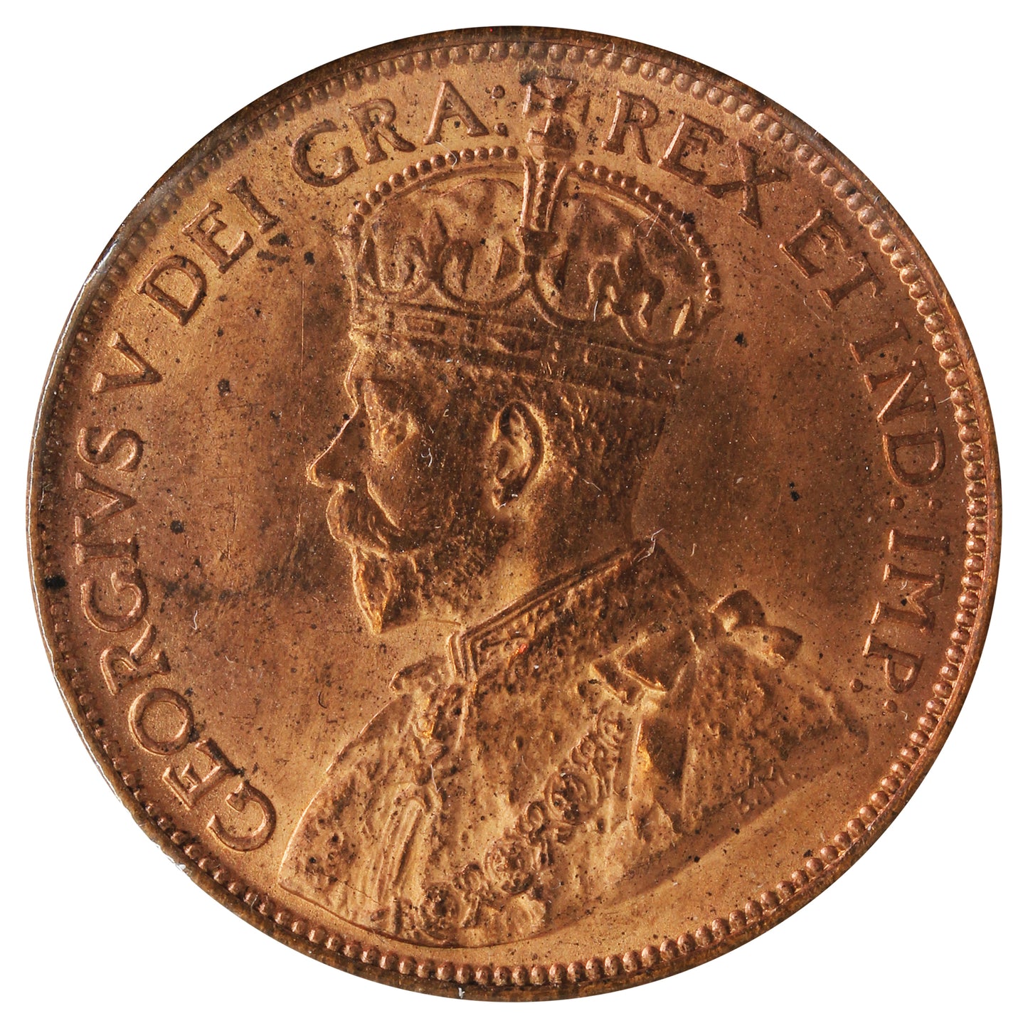 1912 Canada 1-cent Choice Brilliant Uncirculated (MS64) Scratched