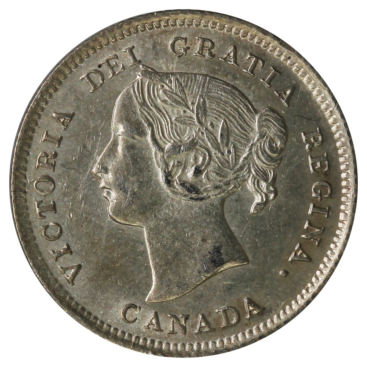 1899 Canada 5-cents AU-UNC (AU55) Scratched