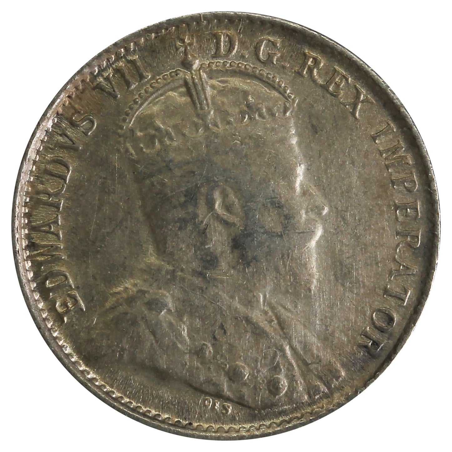 1902H Small H Canada 5-cents AU-UNC (AU55) Impaired