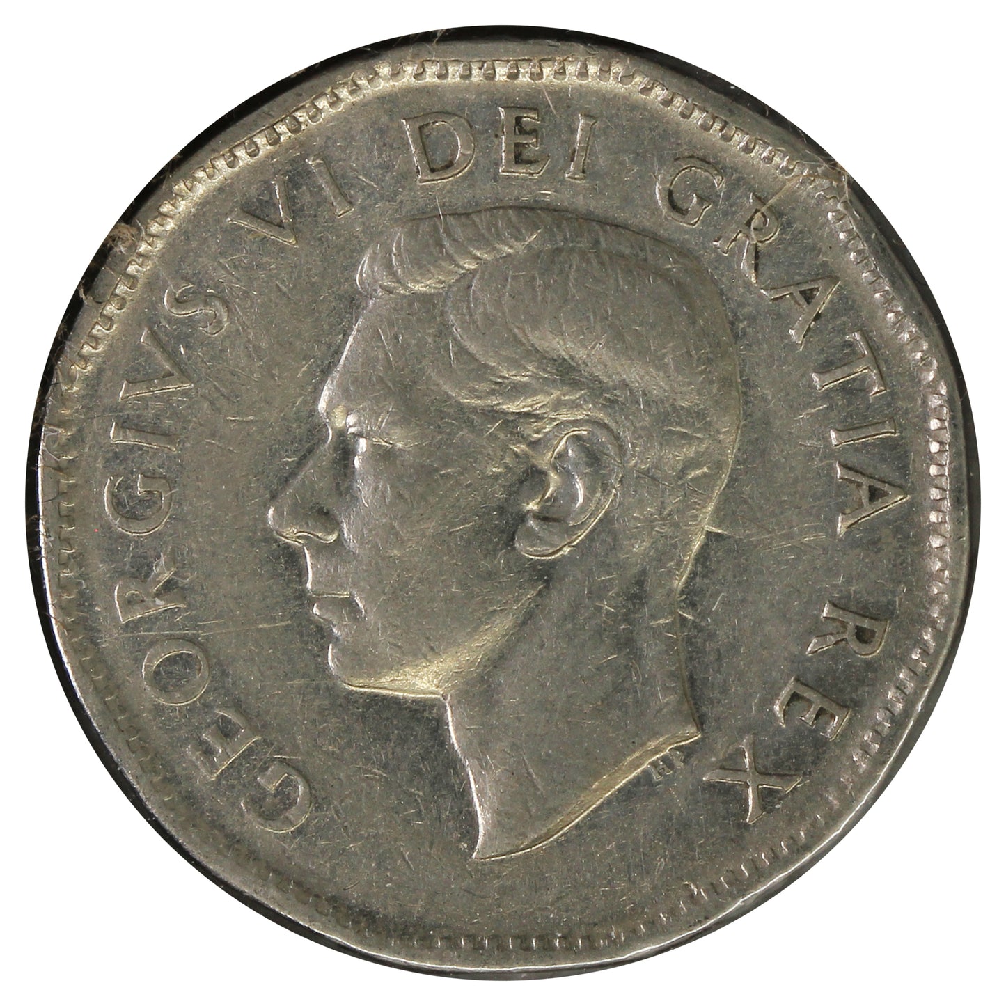 1950 Hearing Aid Variety Canada 5-cents Circulated