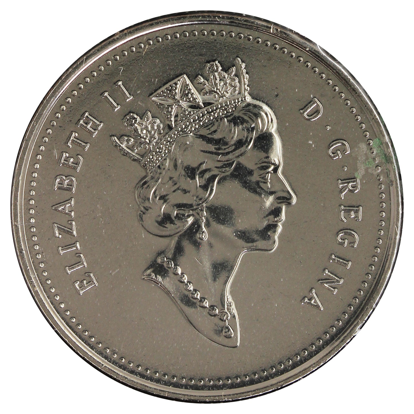 1999 November Mule Canada 25-cents Proof Like (Corrosion)