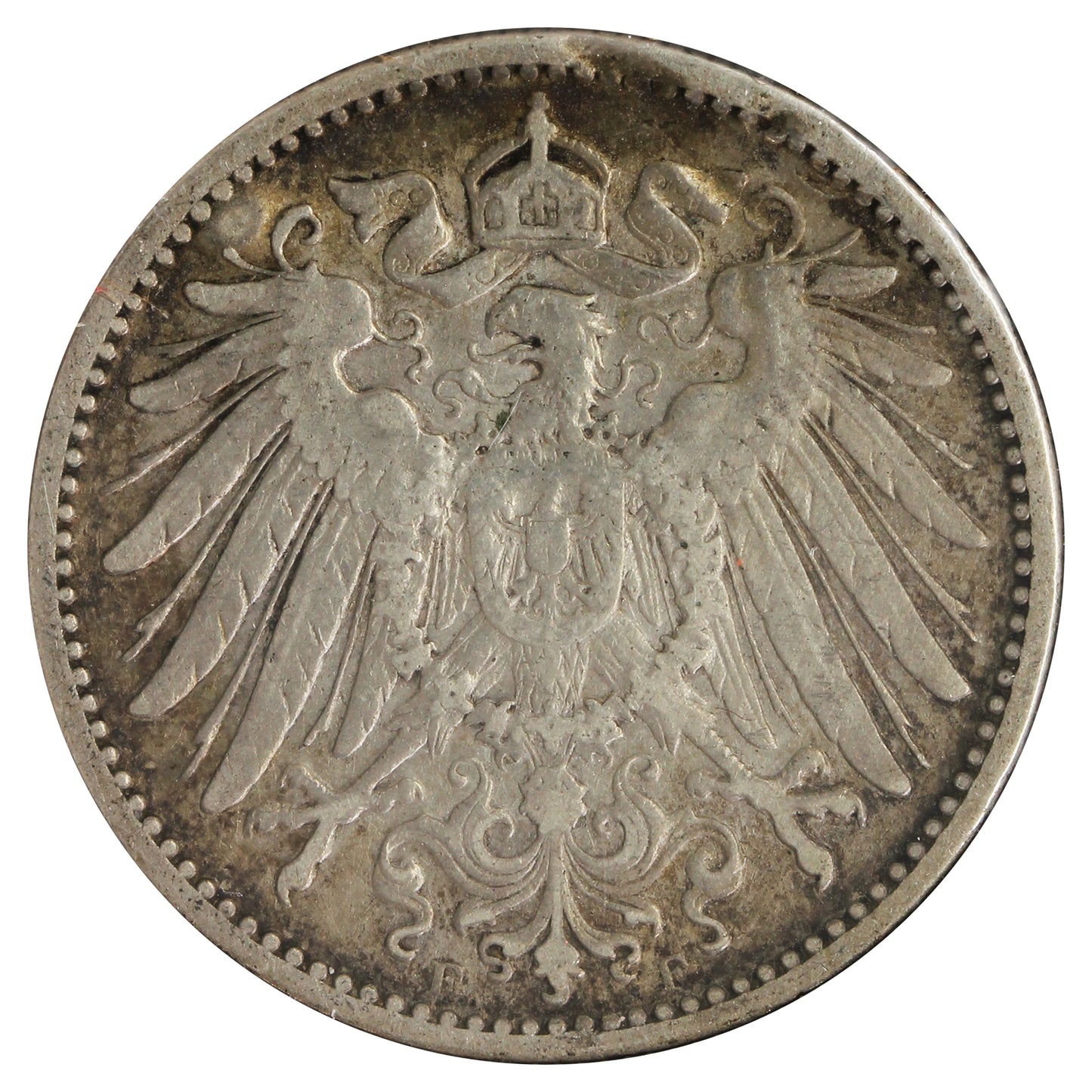 Germany 1892F 1 Mark EF-AU (EF45) Impaired