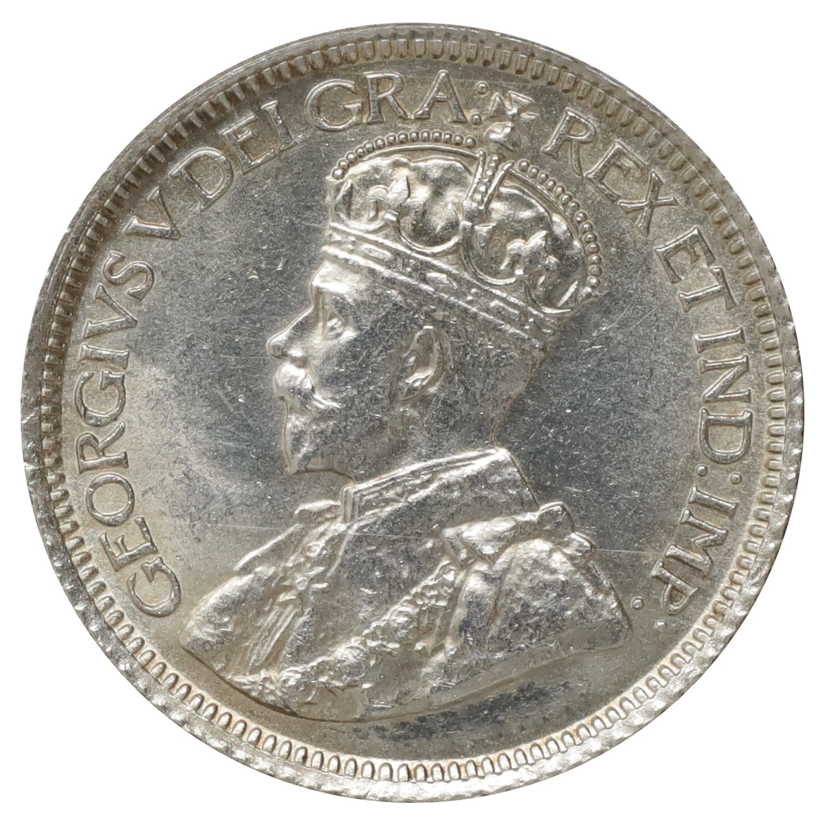 1936 Canada 10-cents Brilliant Uncirculated (MS63) Scratched, marks, or impaired