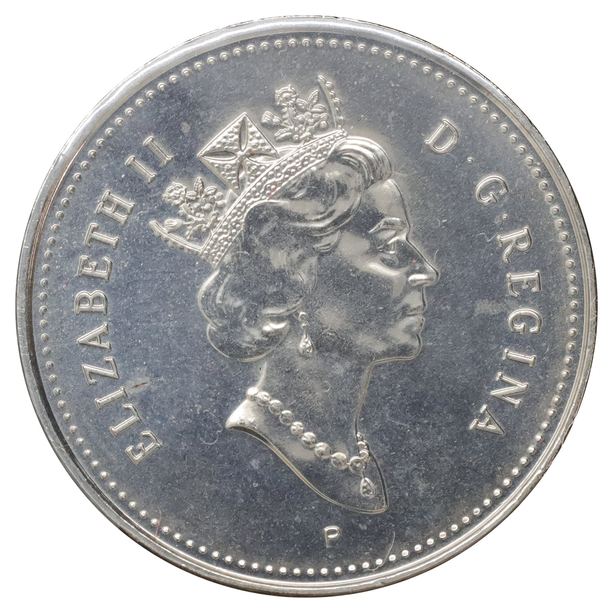 1999P (test) Canada 50-cents Brilliant Uncirculated (MS63) Scratched, marks, or impaired