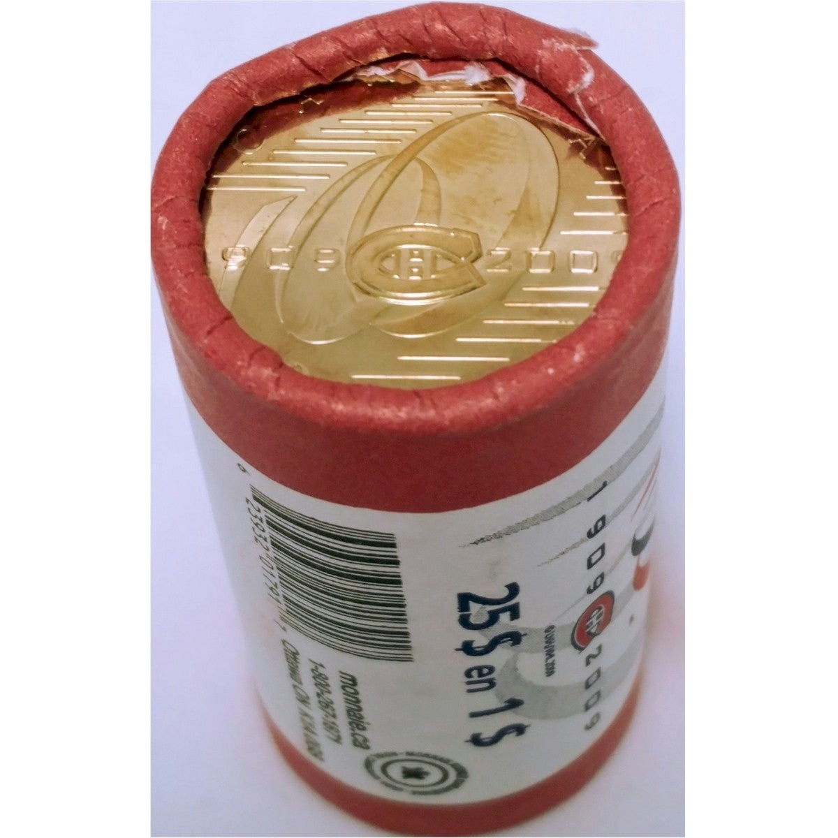 2009 Canada Montreal Canadiens Special Wrapped Dollar Roll of 25pcs