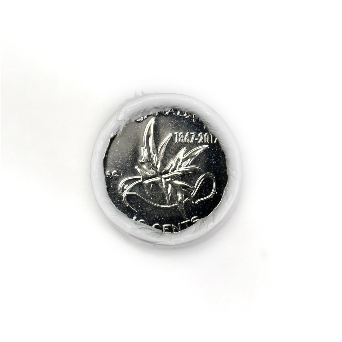 2017 Canada 10-cent Wings of Peace Special Wrap Roll of 50Pcs