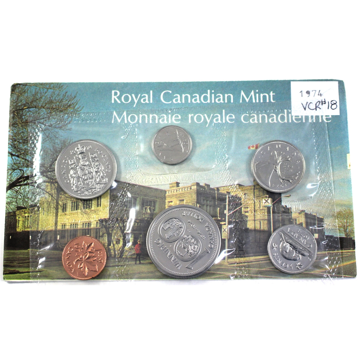 1974 Canada VCR #18 Proof Like Set (Spot on 1-cent)