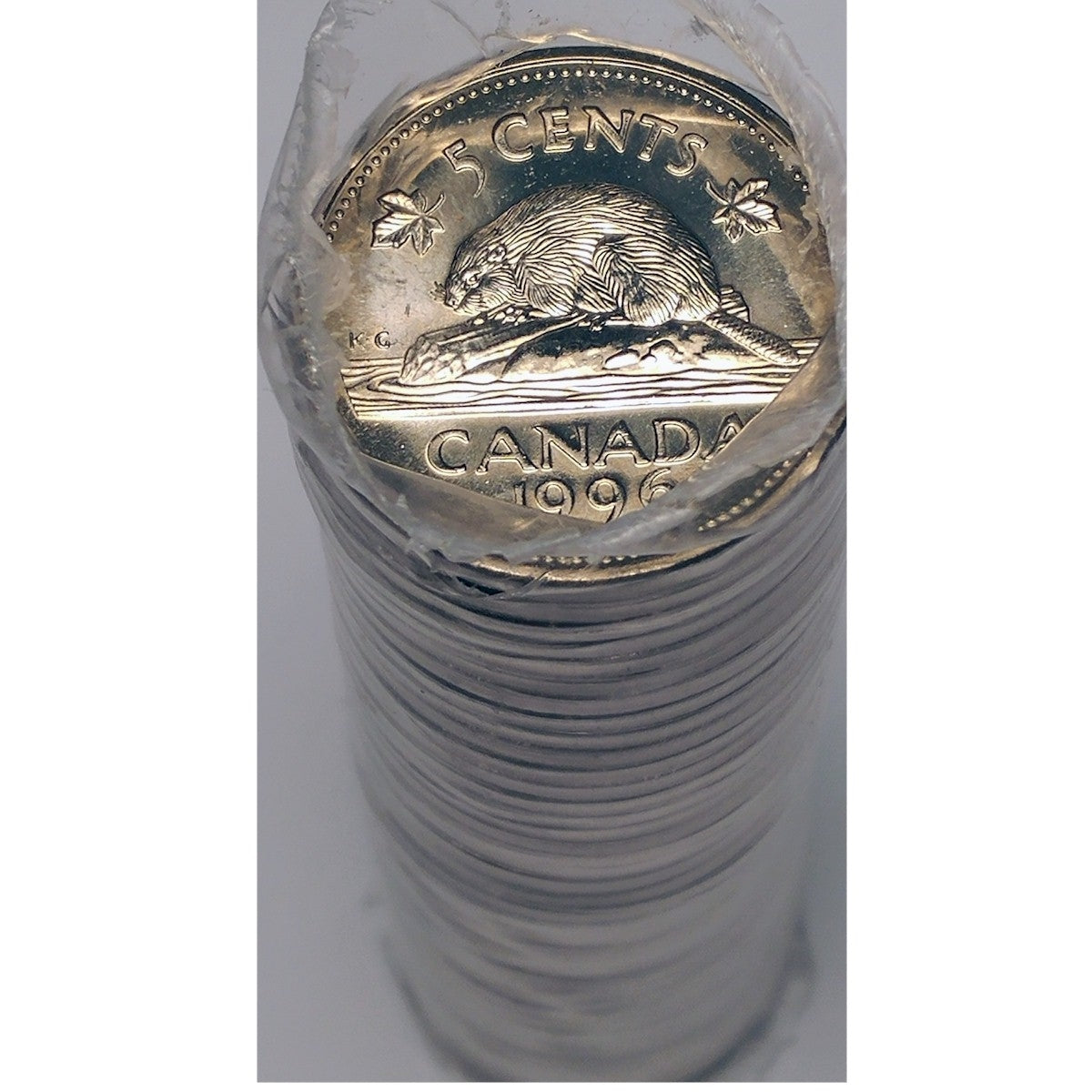 1996 Canada 5-cent Original Roll of 40pcs