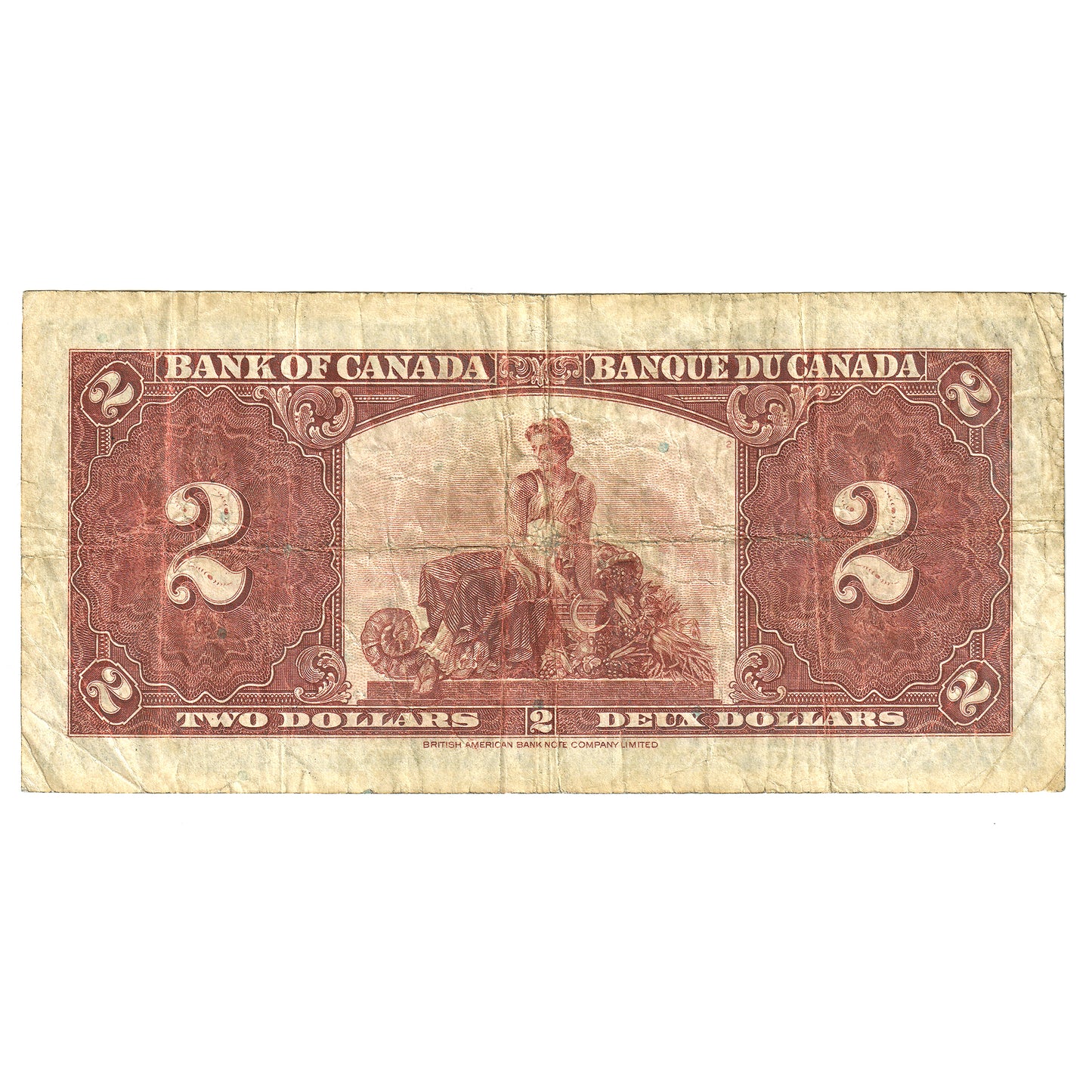 BC-22a 1937 Canada $2 Osborne-Towers, A/B, VF20