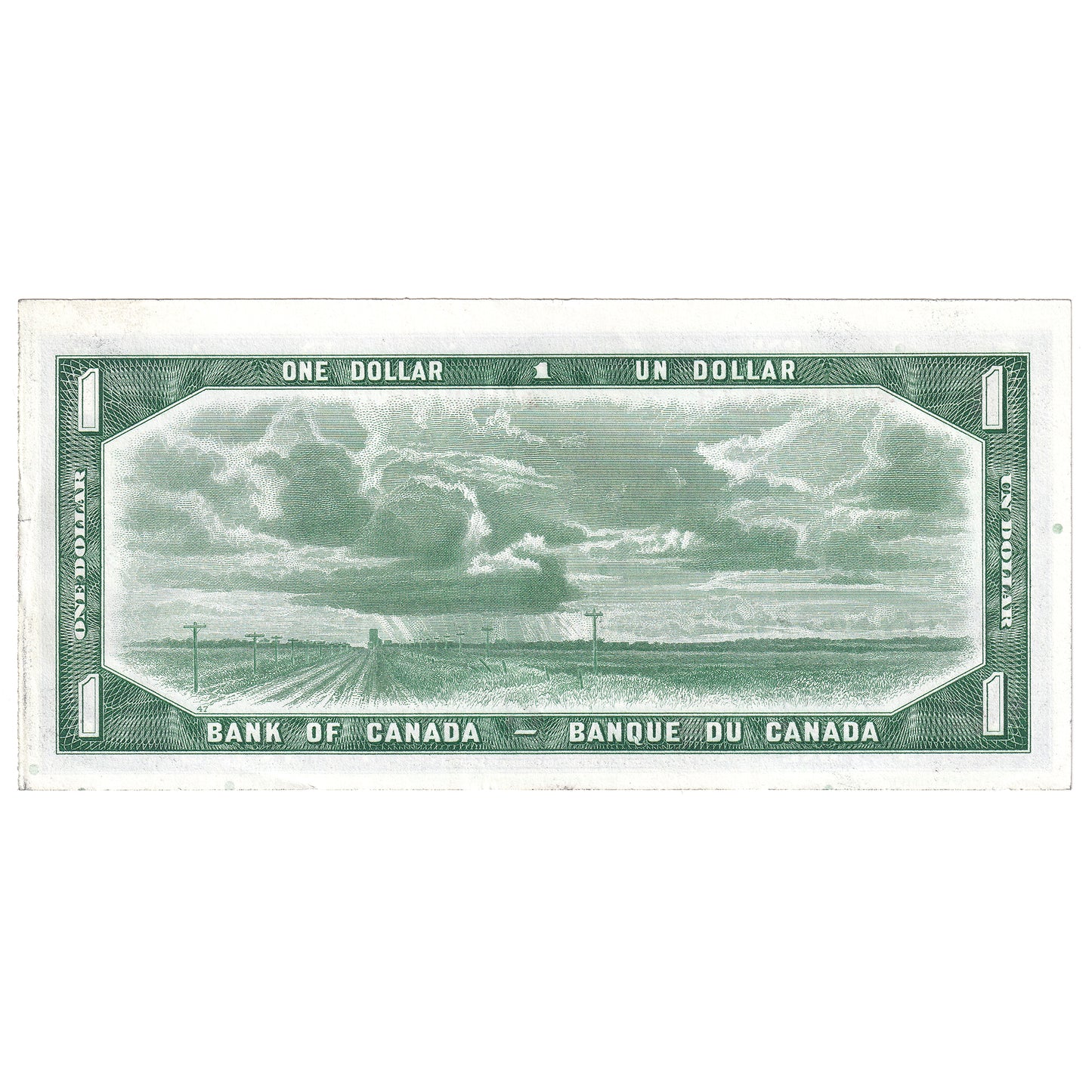 BC-37aA 1954 Canada $1 Beattie-Coyne, *A/A, AU (tear)