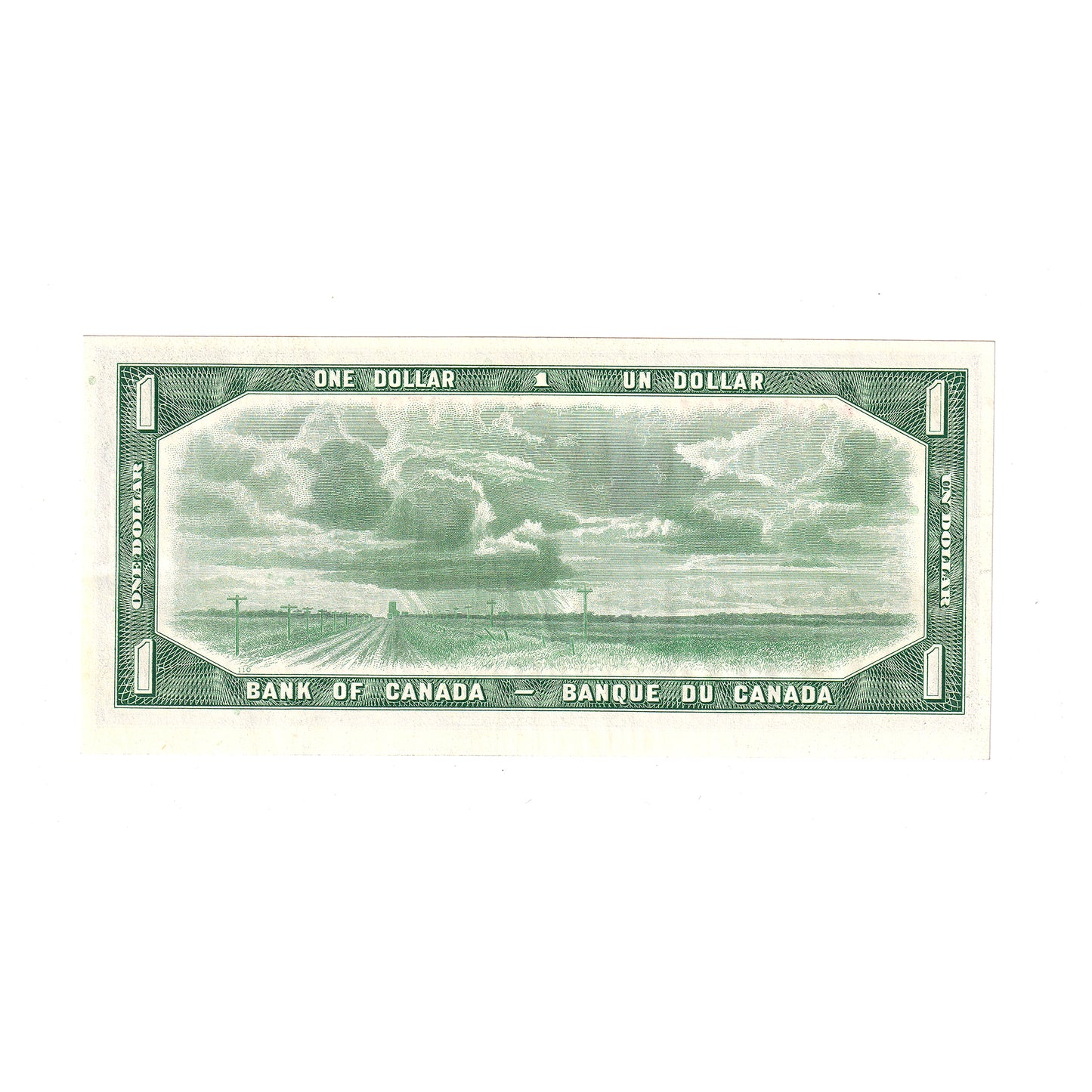 BC-37bA 1954 Canada $1 Beattie-Rasminsky, Replacement, *S/O, AU