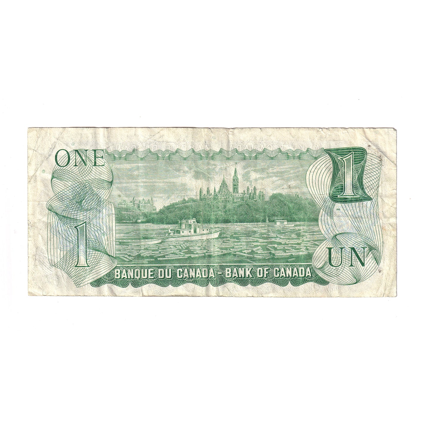 1973 Canada $1 Note, Lawson-Bouey, 2 Digit RADAR, LC6777776