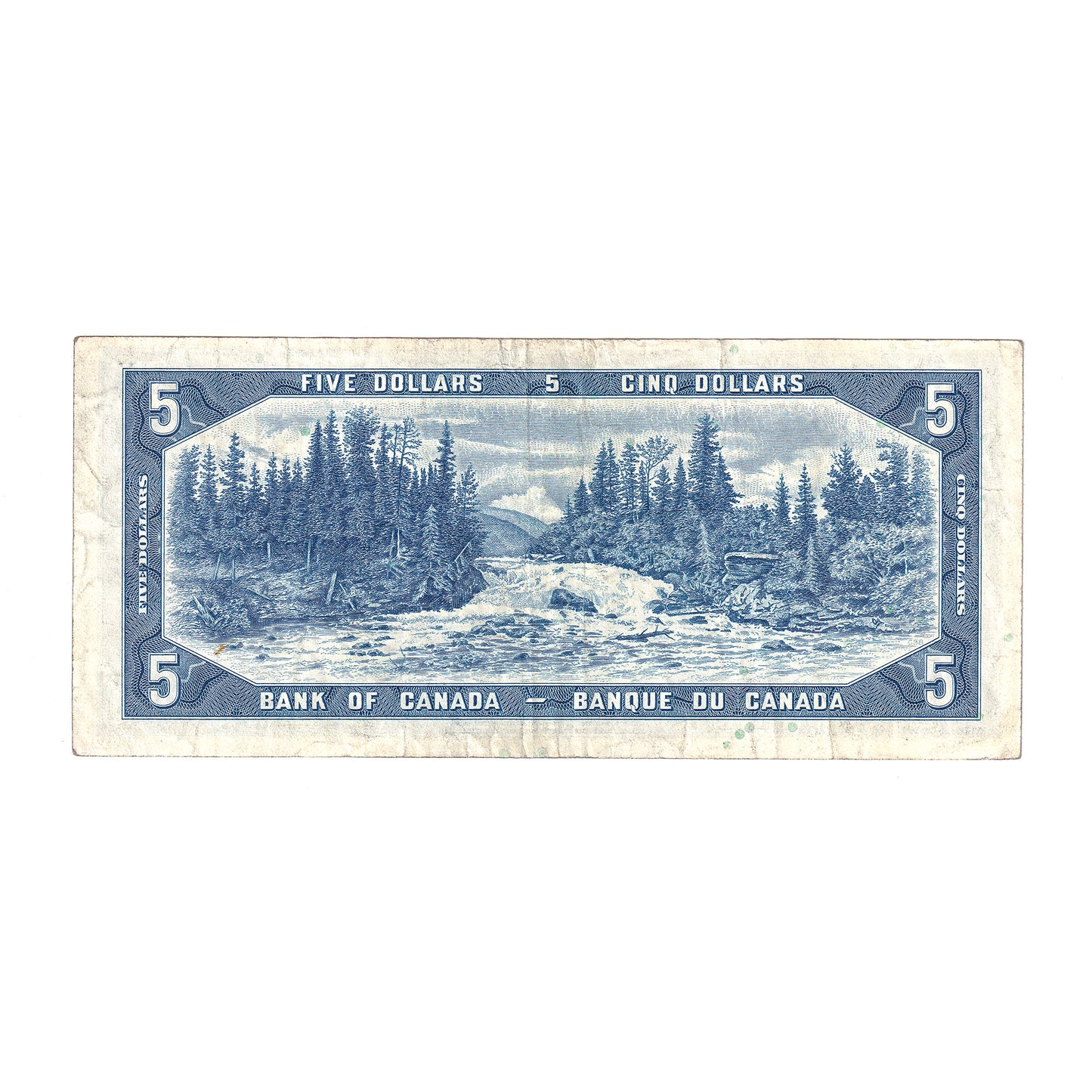 BC-39bA 1954 Canada $5 Beattie-Rasminsky, Replacement, *I/X, VF