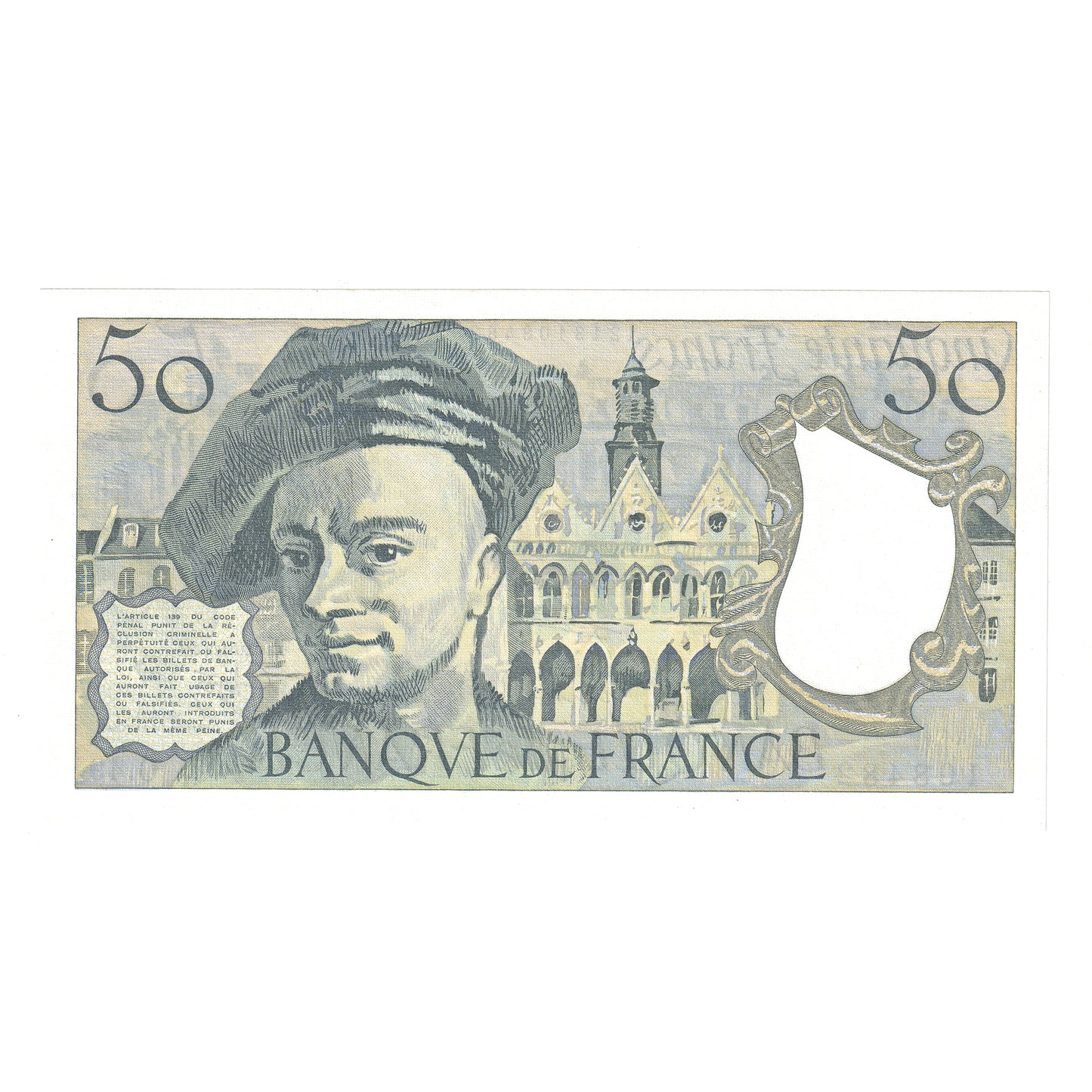 France 1987 50 Francs Note, Pick #152