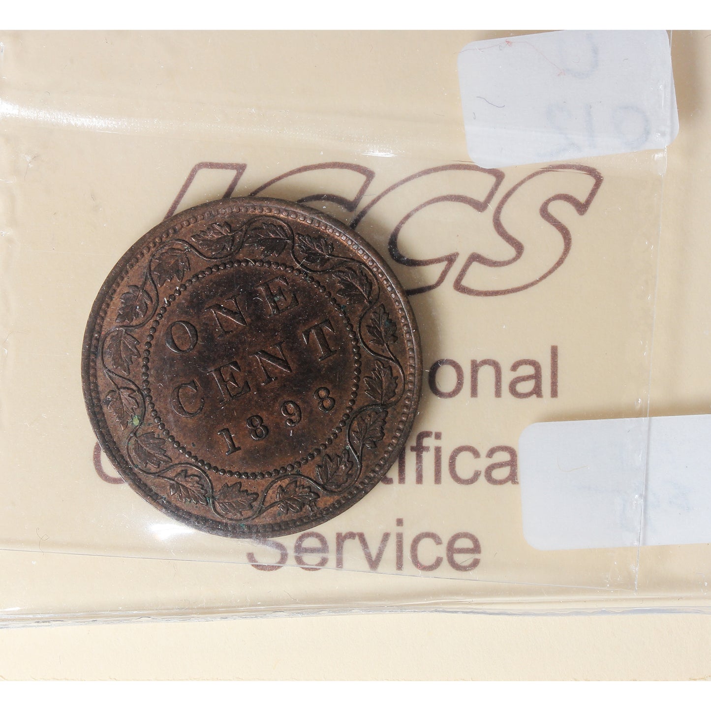 1898H Canada 1-cent ICCS Certified MS60 Brown