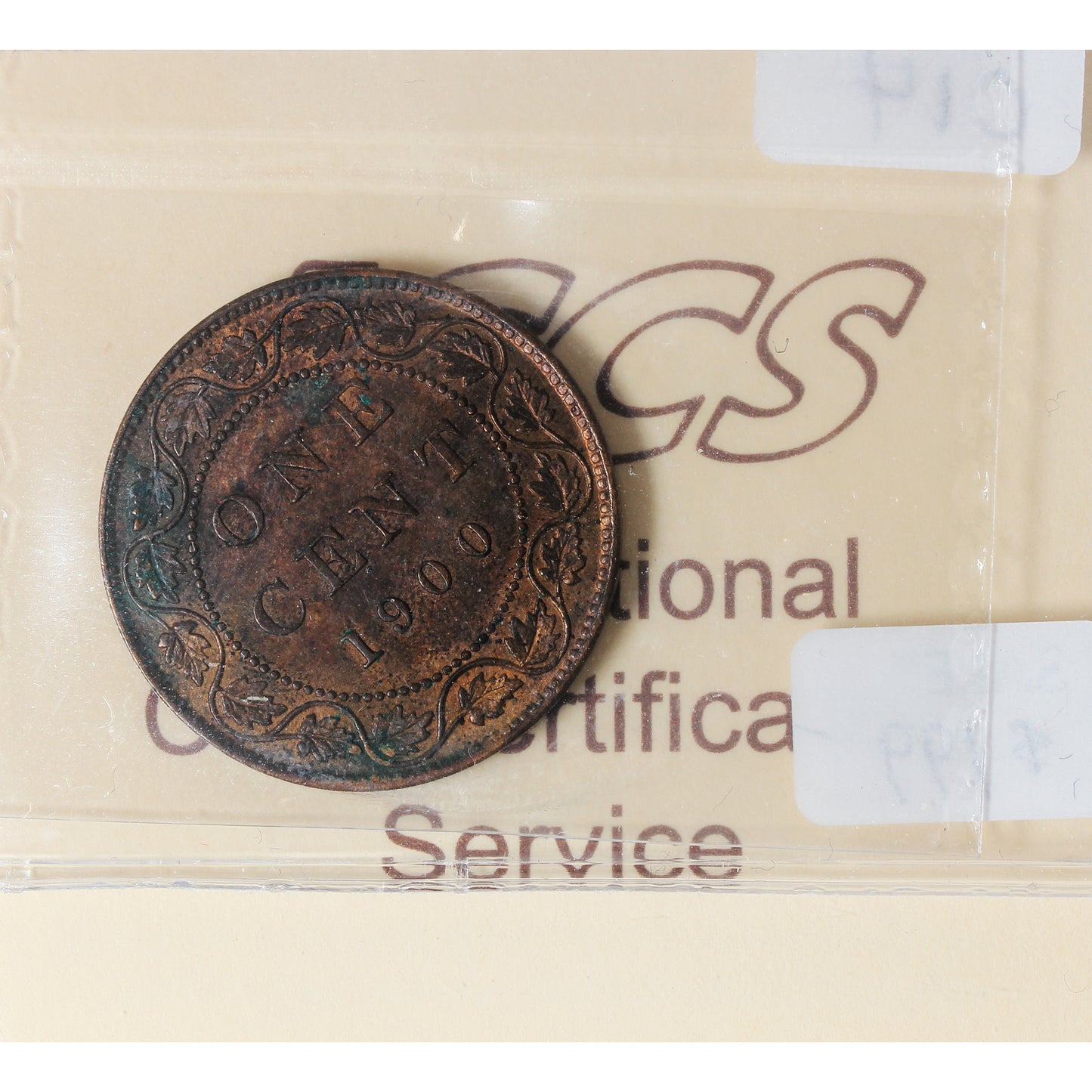 1900 Canada 1-cent ICCS Certified MS62 Red and Brown