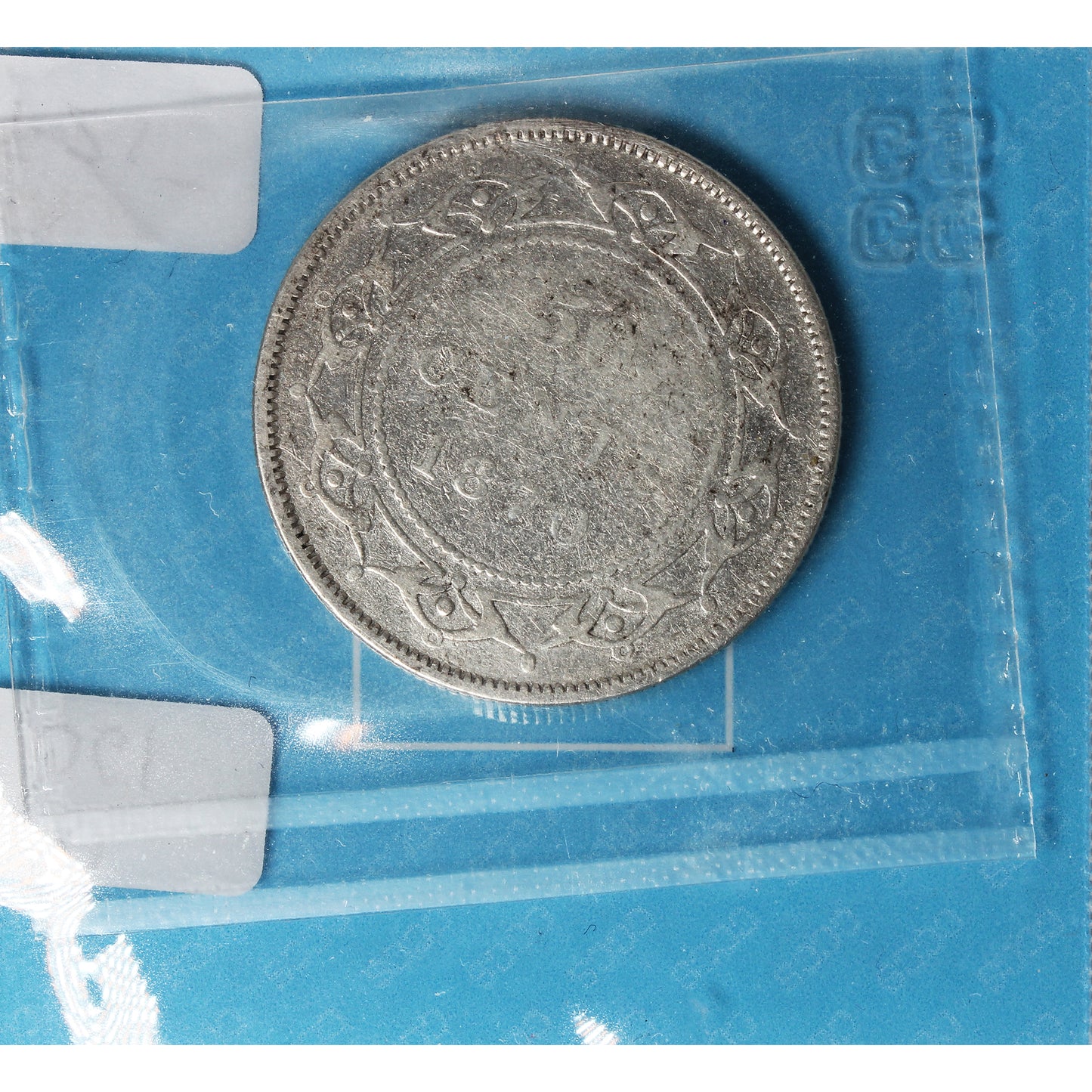 1870 Newfoundland 50-cents CCCS Certified G4 Cleaned