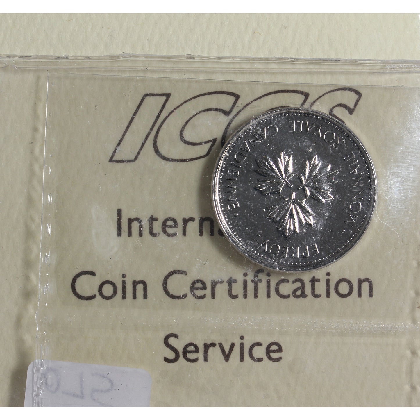 Test Token TT-5.12 Canada 5-cents ICCS Certified MS66