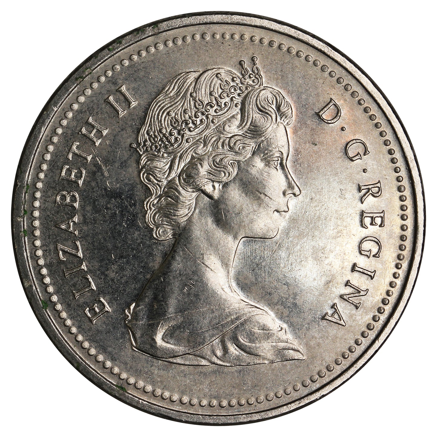 1974 W. Yoke VCR #16 Canada Nickel Dollar Extra Fine (EF40)