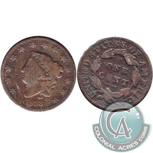 1833 USA Cent G-VG (G6)