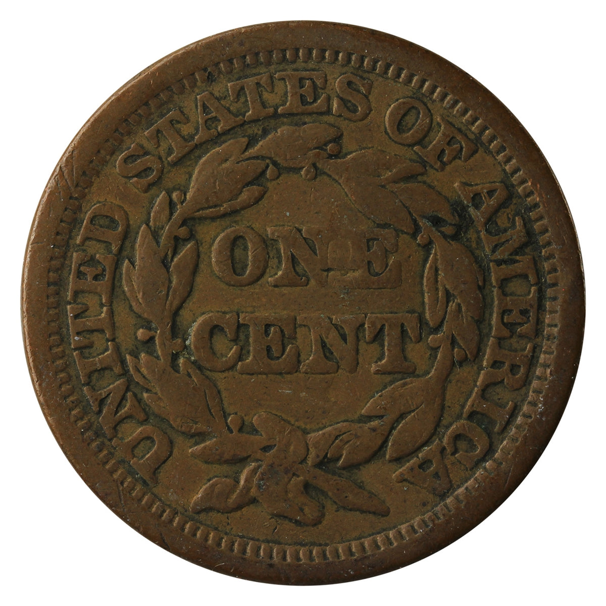 1848 USA Cent Very Good (VG8)