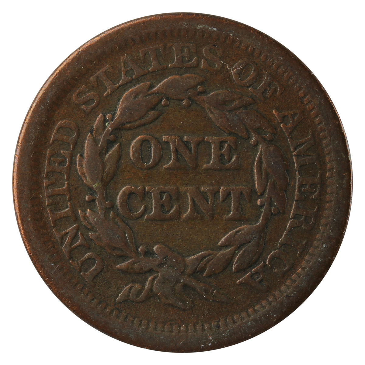 1854 USA Cent F-VF (F15)