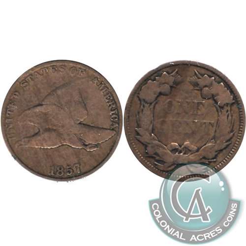 1857 Flying Eagle USA Cent VG-F (VG10)