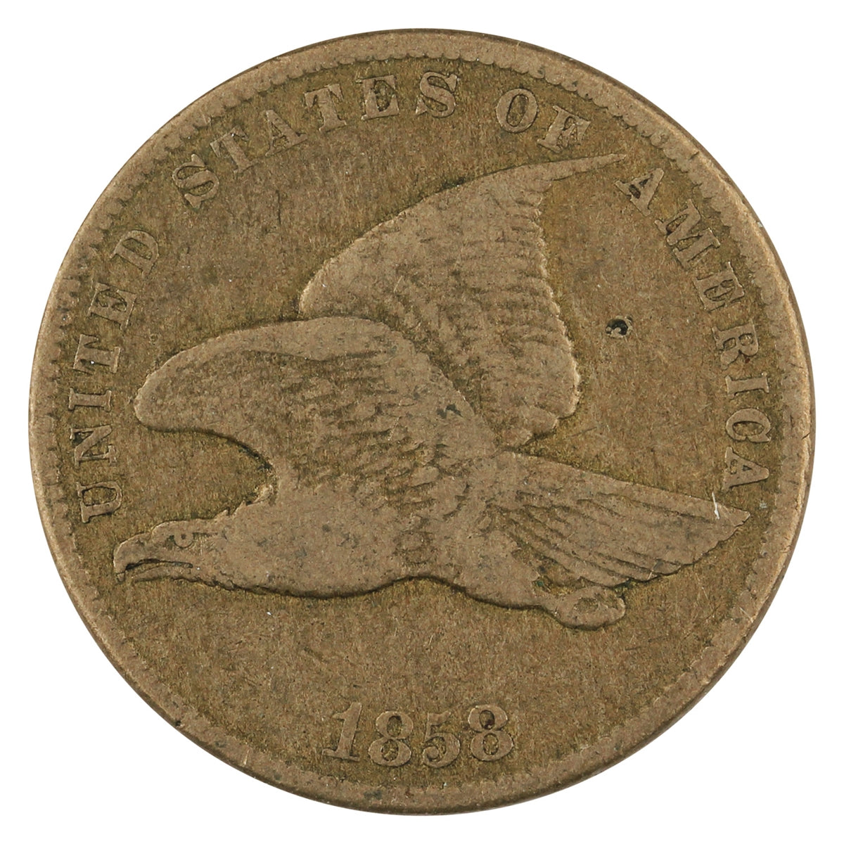 1858 Small Letters USA Cent F-VF (F-15) $