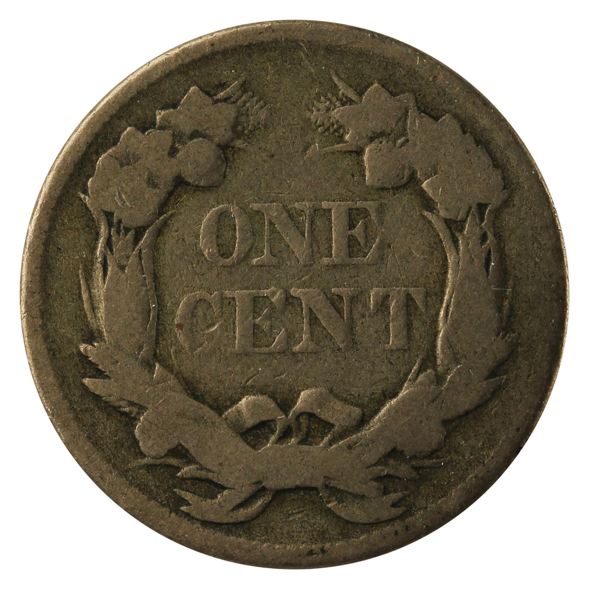 1858 Small Letters USA Cent Very Good (VG8)