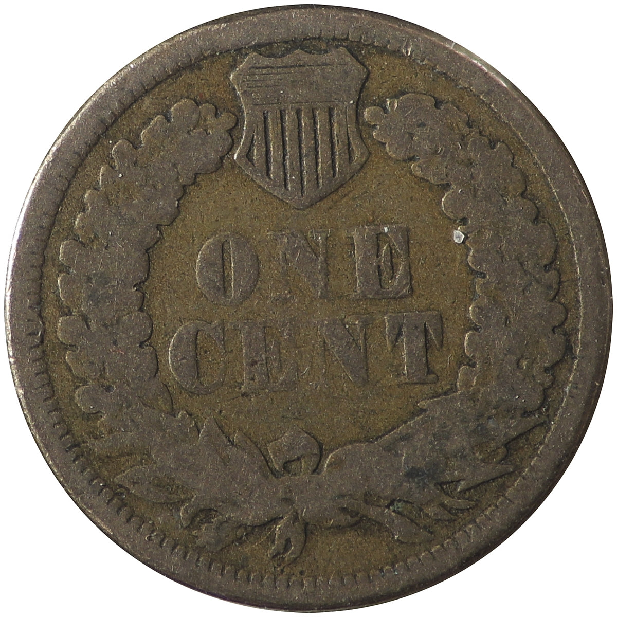 1860 Broad Bust USA Cent G-VG (G6)