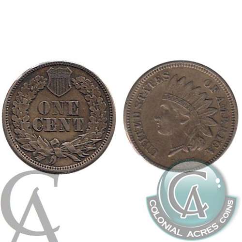 1861 USA Cent Extra Fine (EF40) $