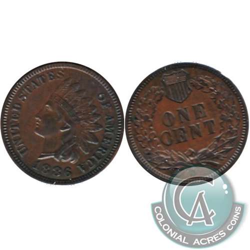 1886 Var. 1 USA Cent Extra Fine (EF40) $