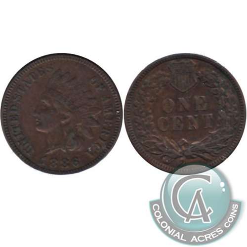 1886 Var. 1 USA Cent Very Fine (VF20) $